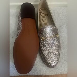 Never worn Sam Edelman Glitter Loafers l